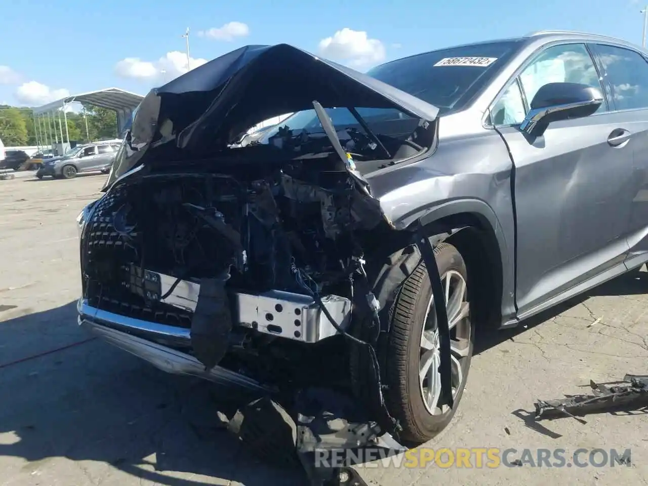 9 Photograph of a damaged car 2T2HZMDA6MC291890 LEXUS RX350 2021