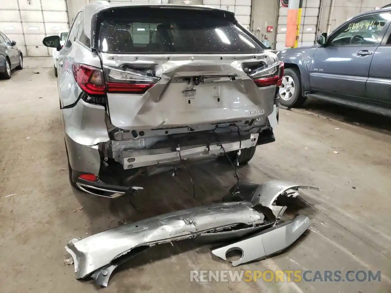 9 Фотография поврежденного автомобиля 2T2HZMDA6MC302175 LEXUS RX350 2021