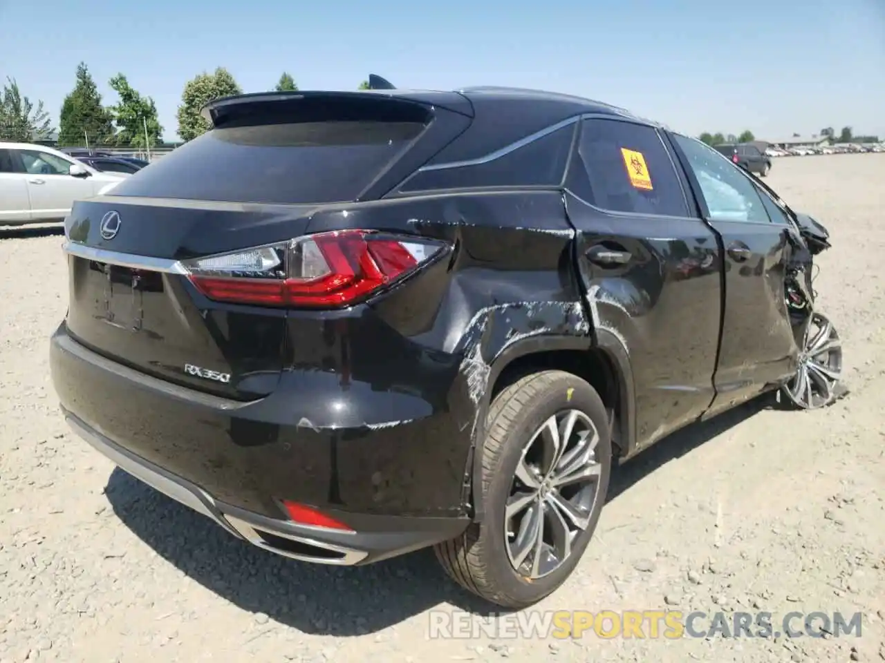 4 Фотография поврежденного автомобиля 2T2HZMDA7MC258171 LEXUS RX350 2021