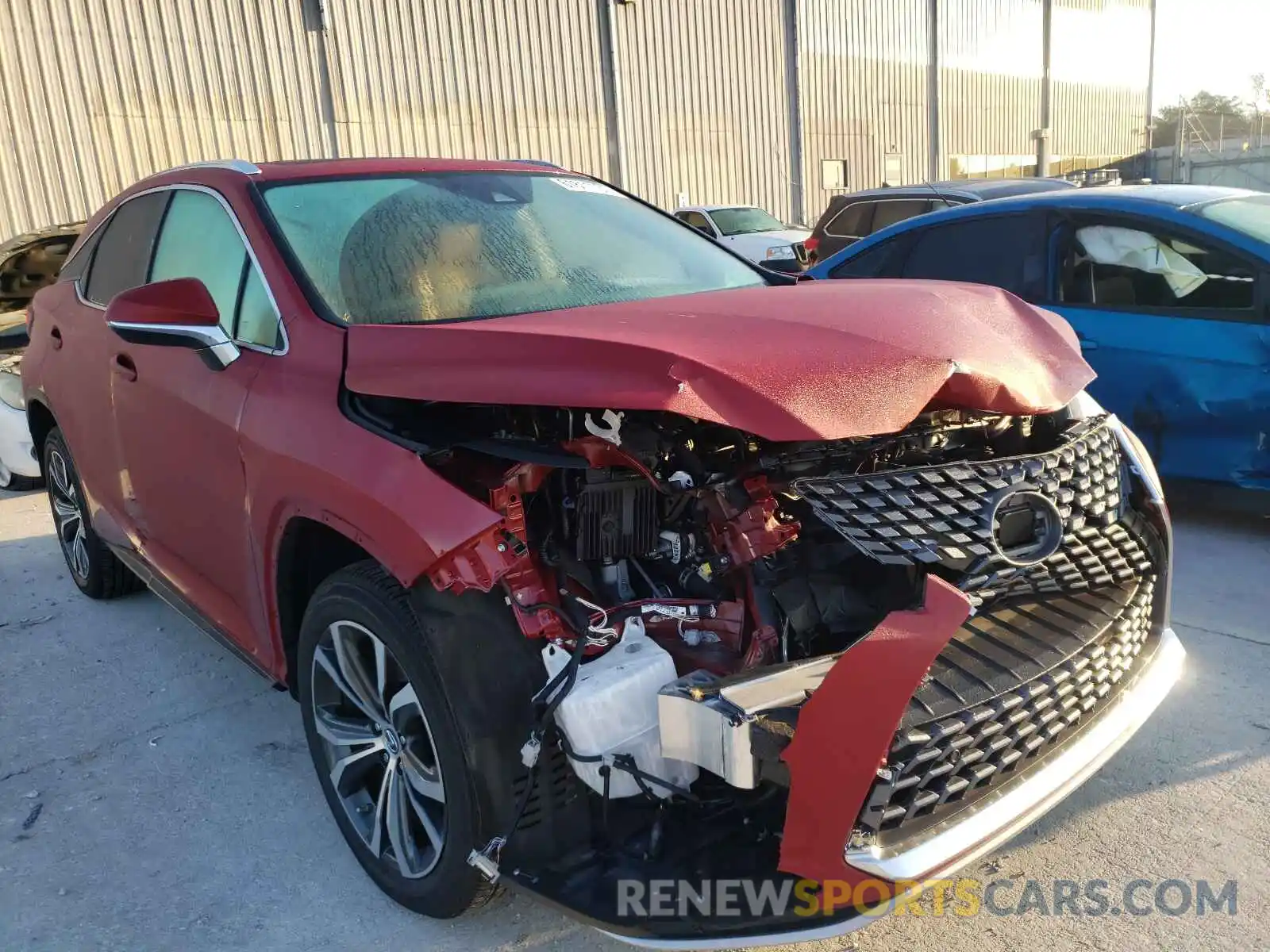 1 Photograph of a damaged car 2T2HZMDA7MC274757 LEXUS RX350 2021