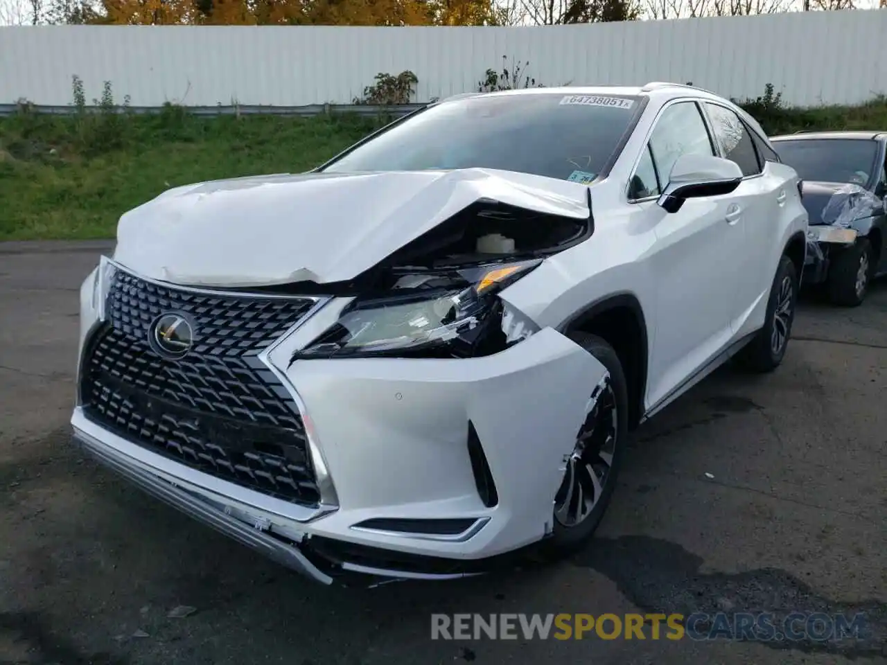 2 Photograph of a damaged car 2T2HZMDA7MC275214 LEXUS RX350 2021