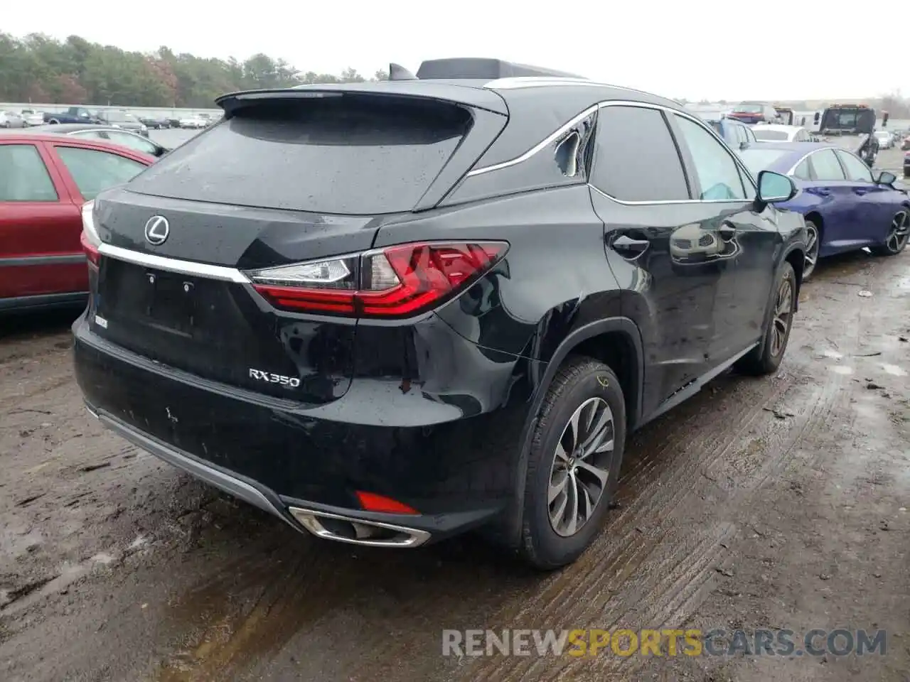 4 Фотография поврежденного автомобиля 2T2HZMDA7MC279411 LEXUS RX350 2021