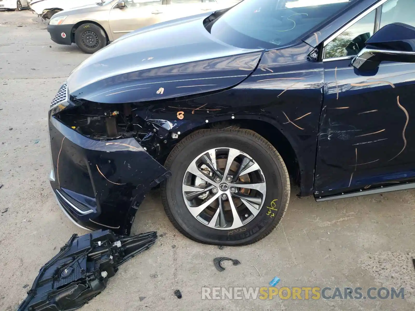 9 Photograph of a damaged car 2T2HZMDA7MC283488 LEXUS RX350 2021