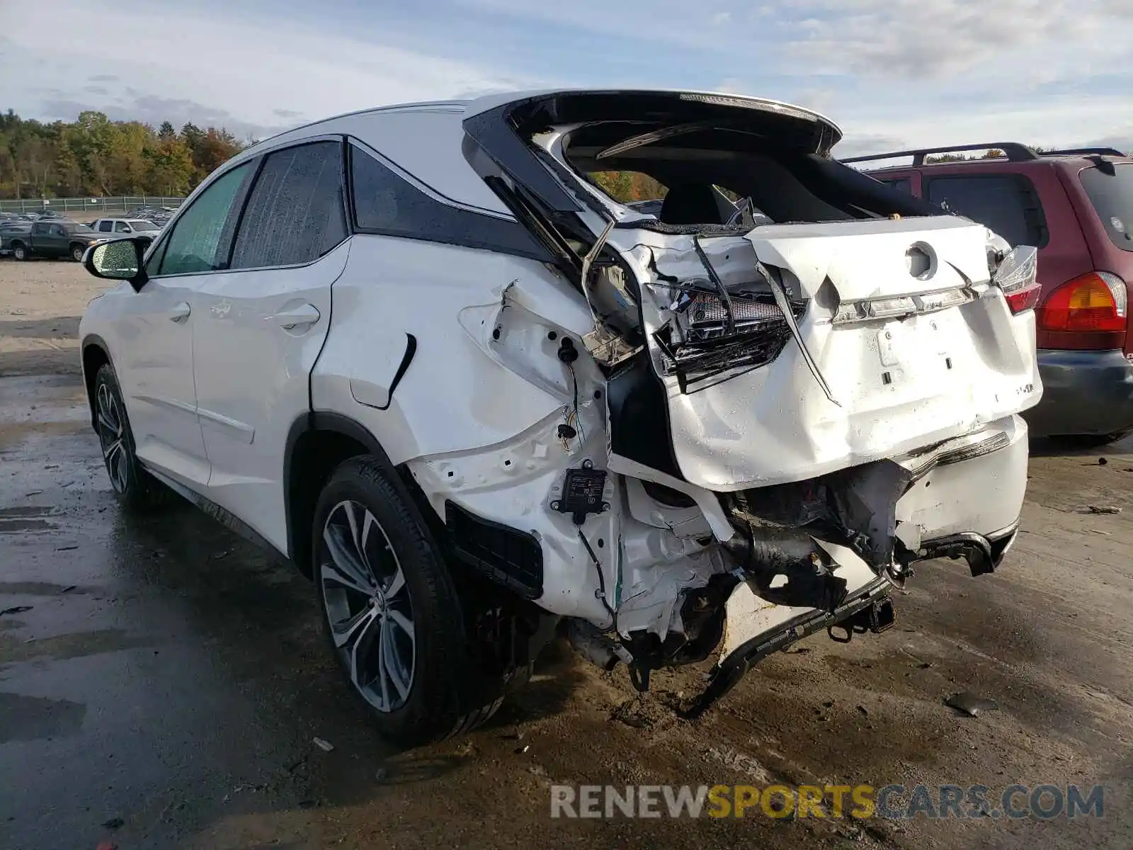 3 Photograph of a damaged car 2T2HZMDA7MC291591 LEXUS RX350 2021