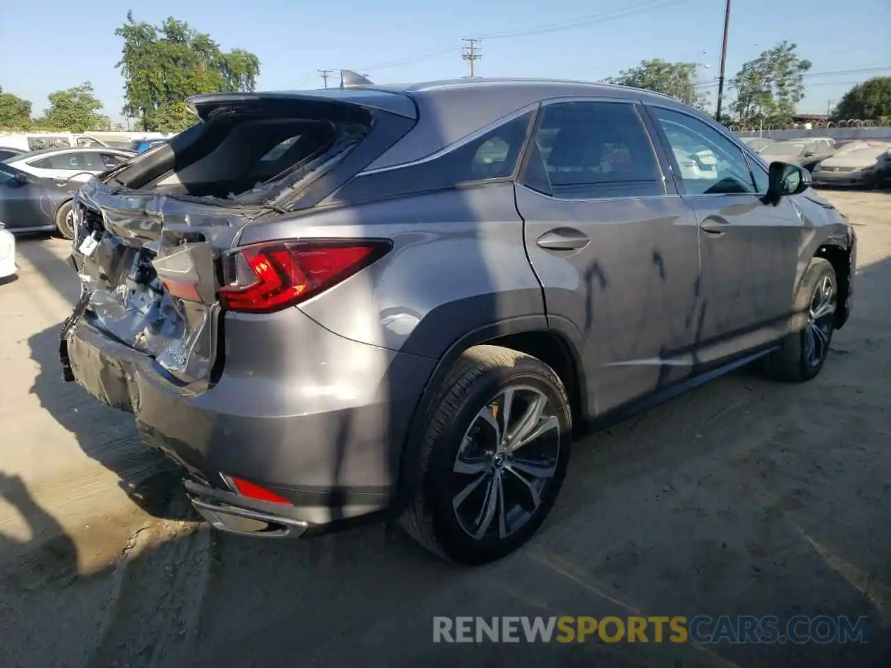 4 Фотография поврежденного автомобиля 2T2HZMDA7MC292126 LEXUS RX350 2021