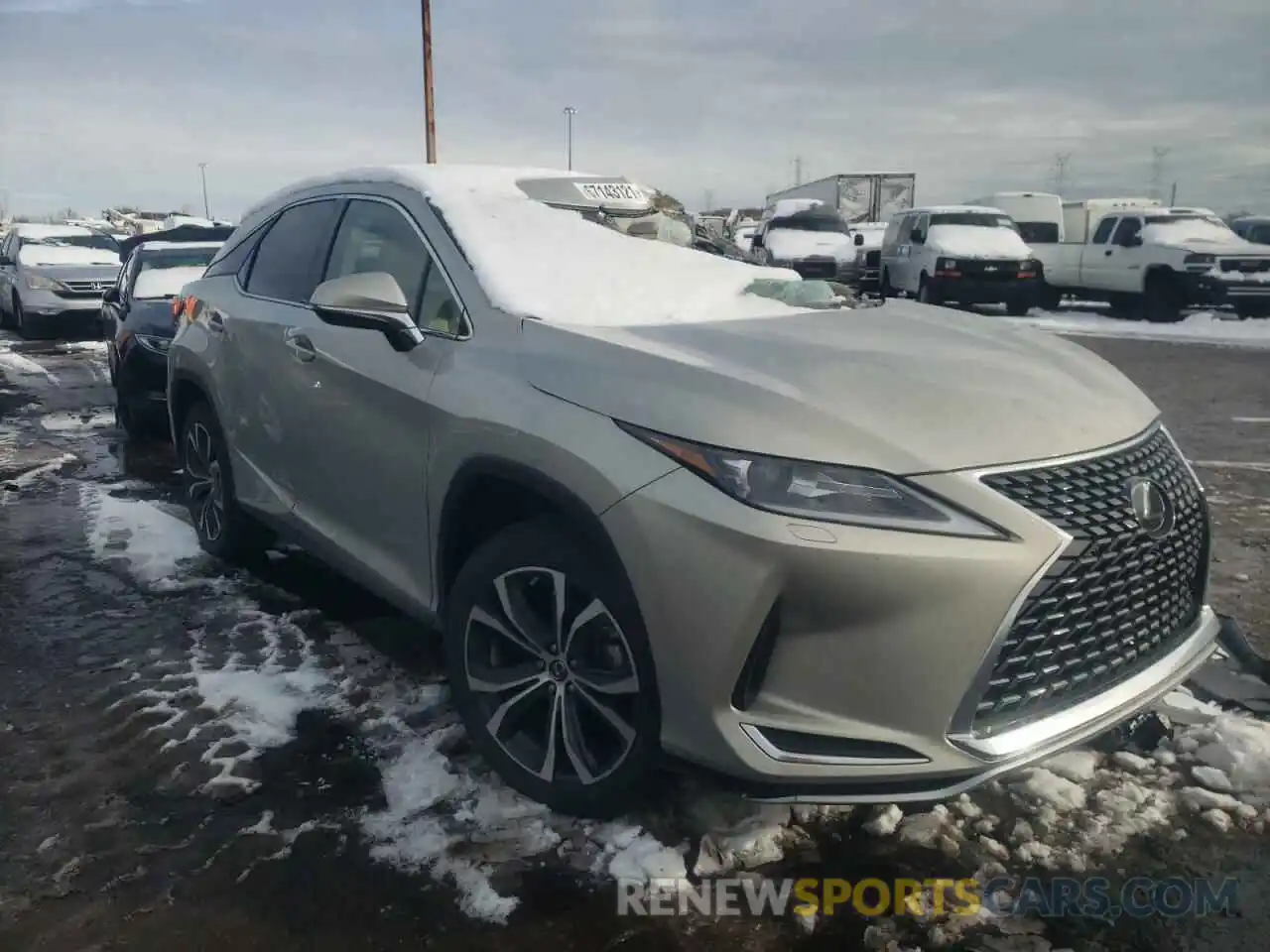 1 Photograph of a damaged car 2T2HZMDA7MC305764 LEXUS RX350 2021