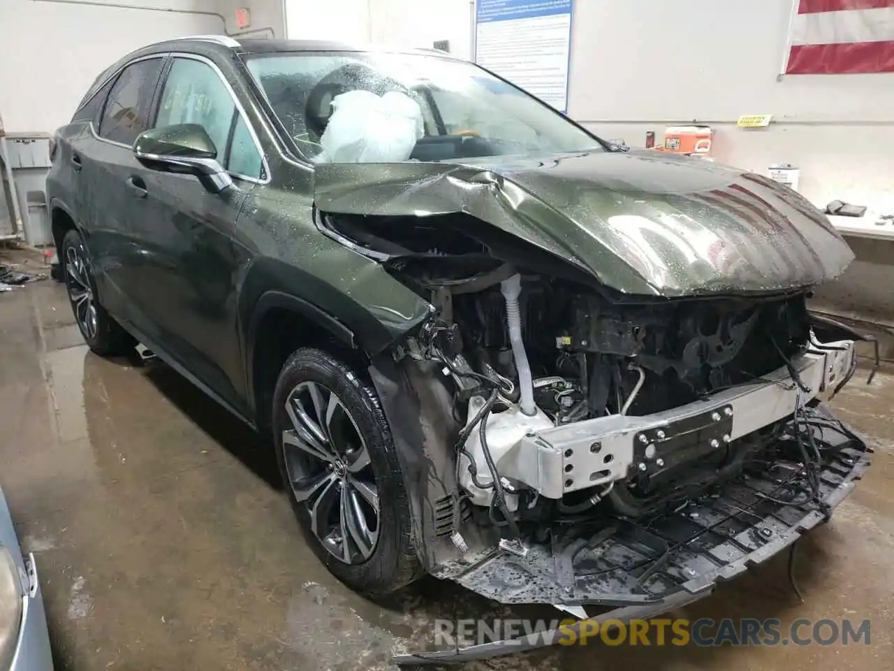 1 Фотография поврежденного автомобиля 2T2HZMDA8MC258373 LEXUS RX350 2021