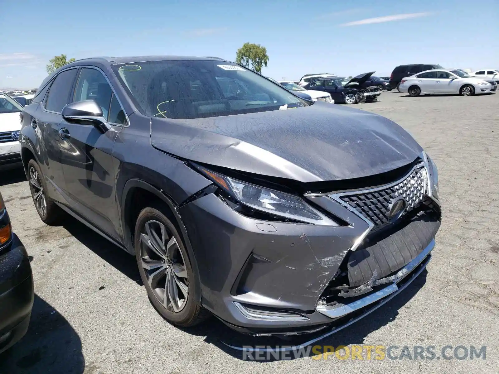 1 Photograph of a damaged car 2T2HZMDA8MC266943 LEXUS RX350 2021