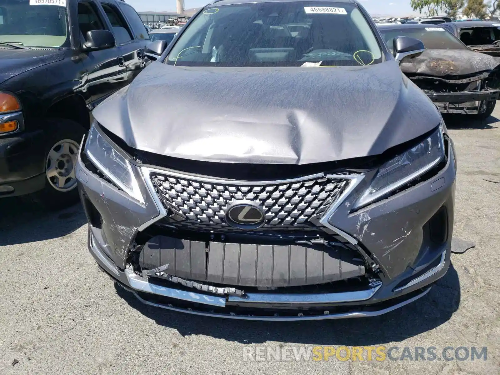 9 Photograph of a damaged car 2T2HZMDA8MC266943 LEXUS RX350 2021