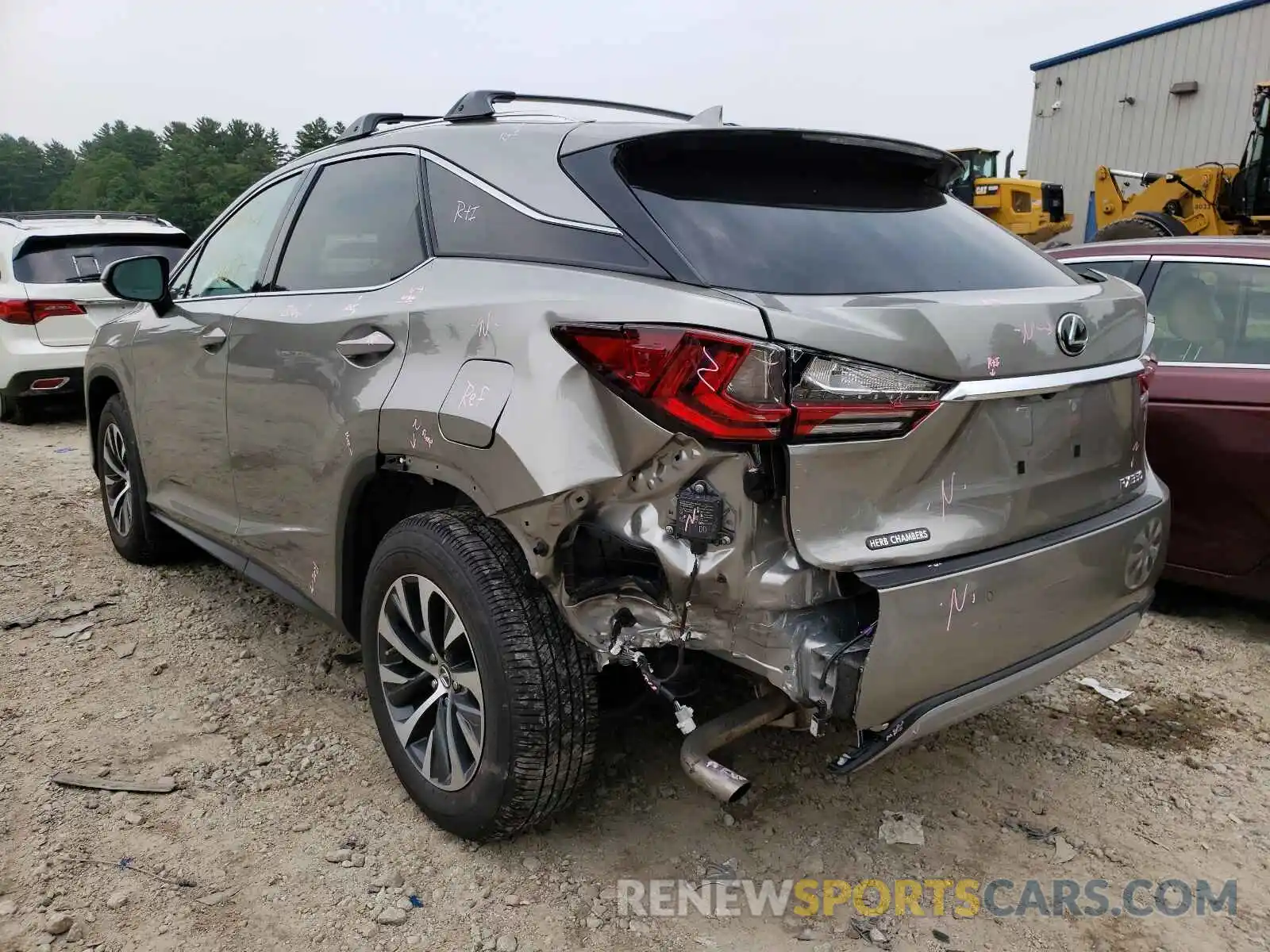 3 Photograph of a damaged car 2T2HZMDA8MC270071 LEXUS RX350 2021