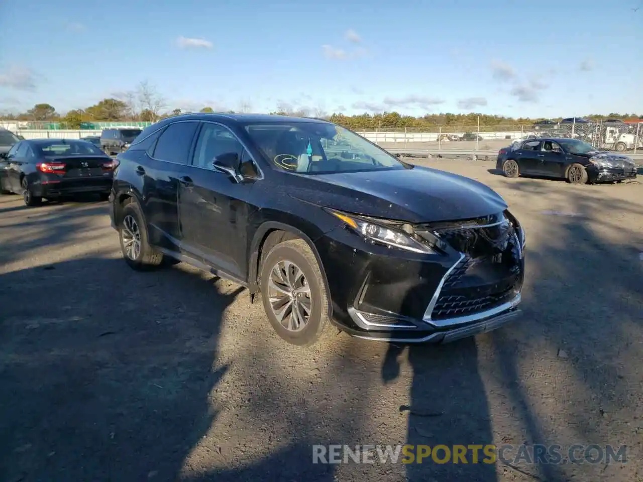 1 Photograph of a damaged car 2T2HZMDA8MC279532 LEXUS RX350 2021