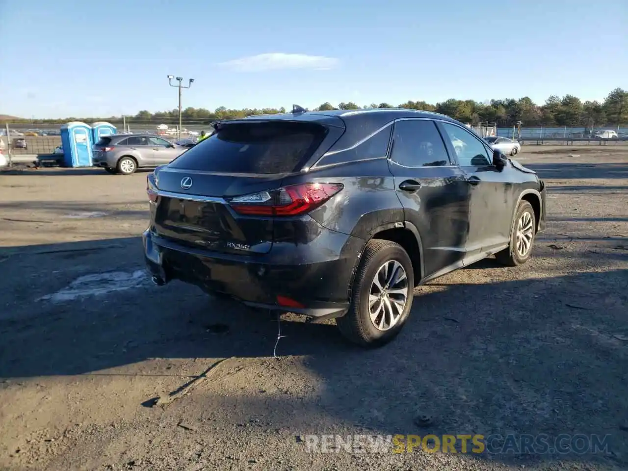 4 Photograph of a damaged car 2T2HZMDA8MC279532 LEXUS RX350 2021