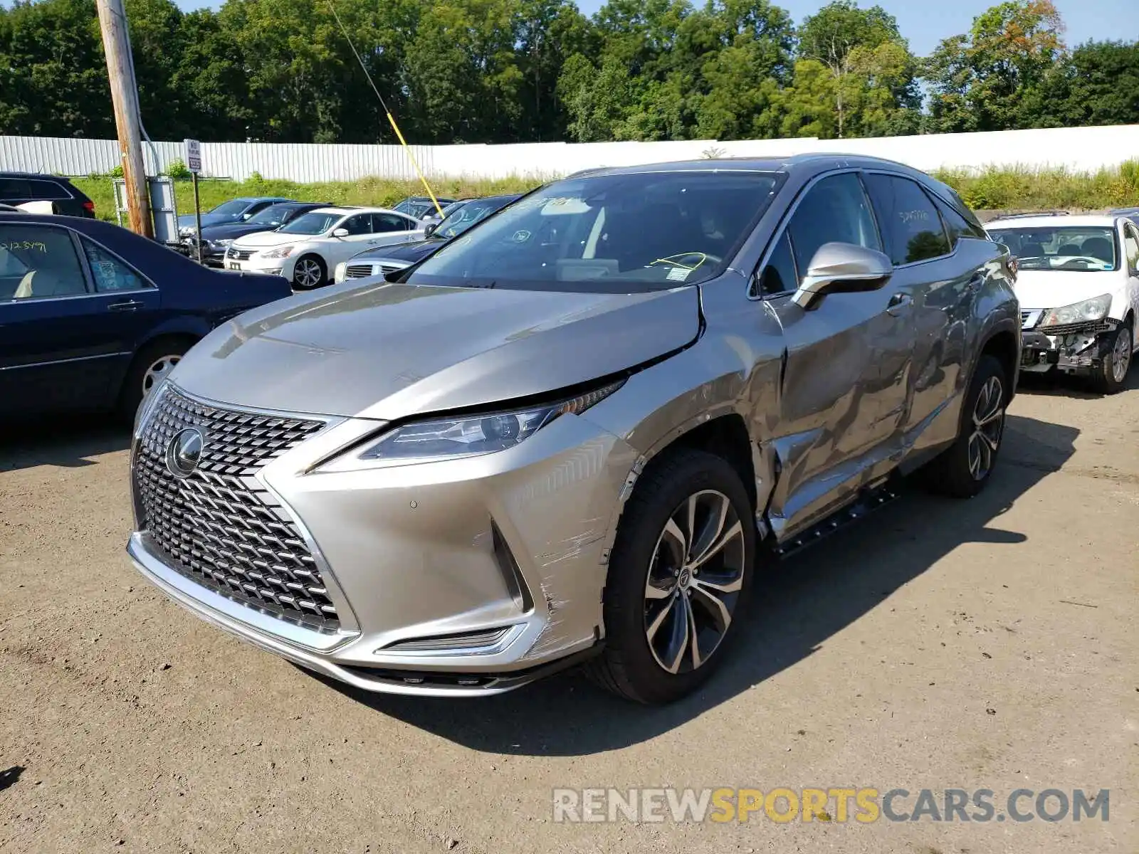 2 Photograph of a damaged car 2T2HZMDA8MC288828 LEXUS RX350 2021