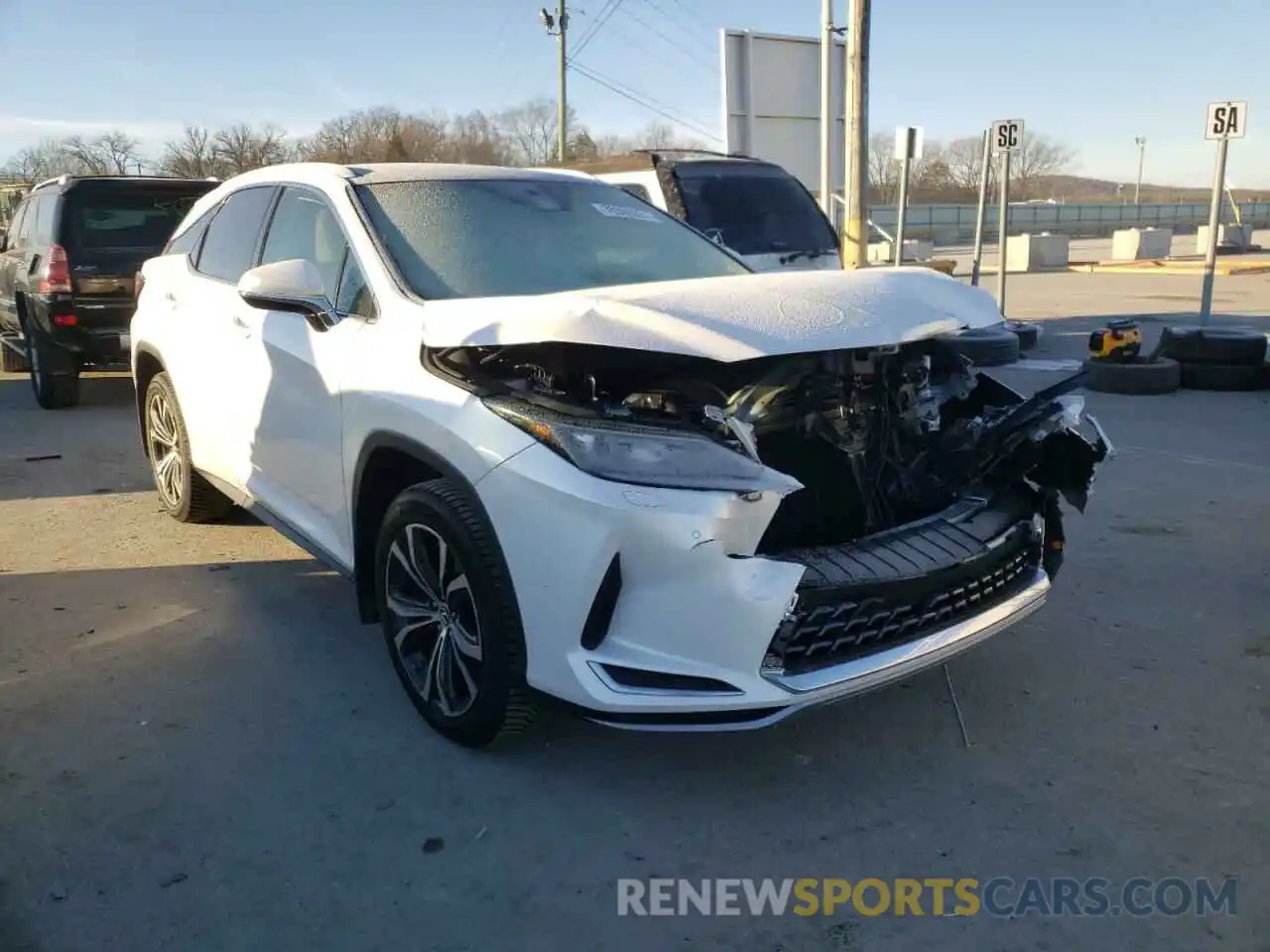 1 Photograph of a damaged car 2T2HZMDA8MC295682 LEXUS RX350 2021