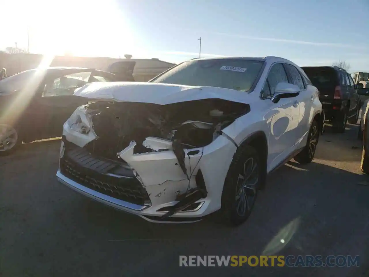 2 Photograph of a damaged car 2T2HZMDA8MC295682 LEXUS RX350 2021