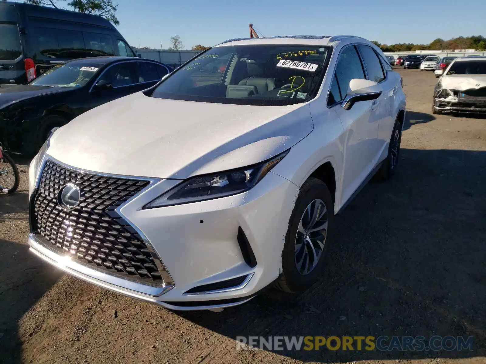 2 Photograph of a damaged car 2T2HZMDA9MC281662 LEXUS RX350 2021