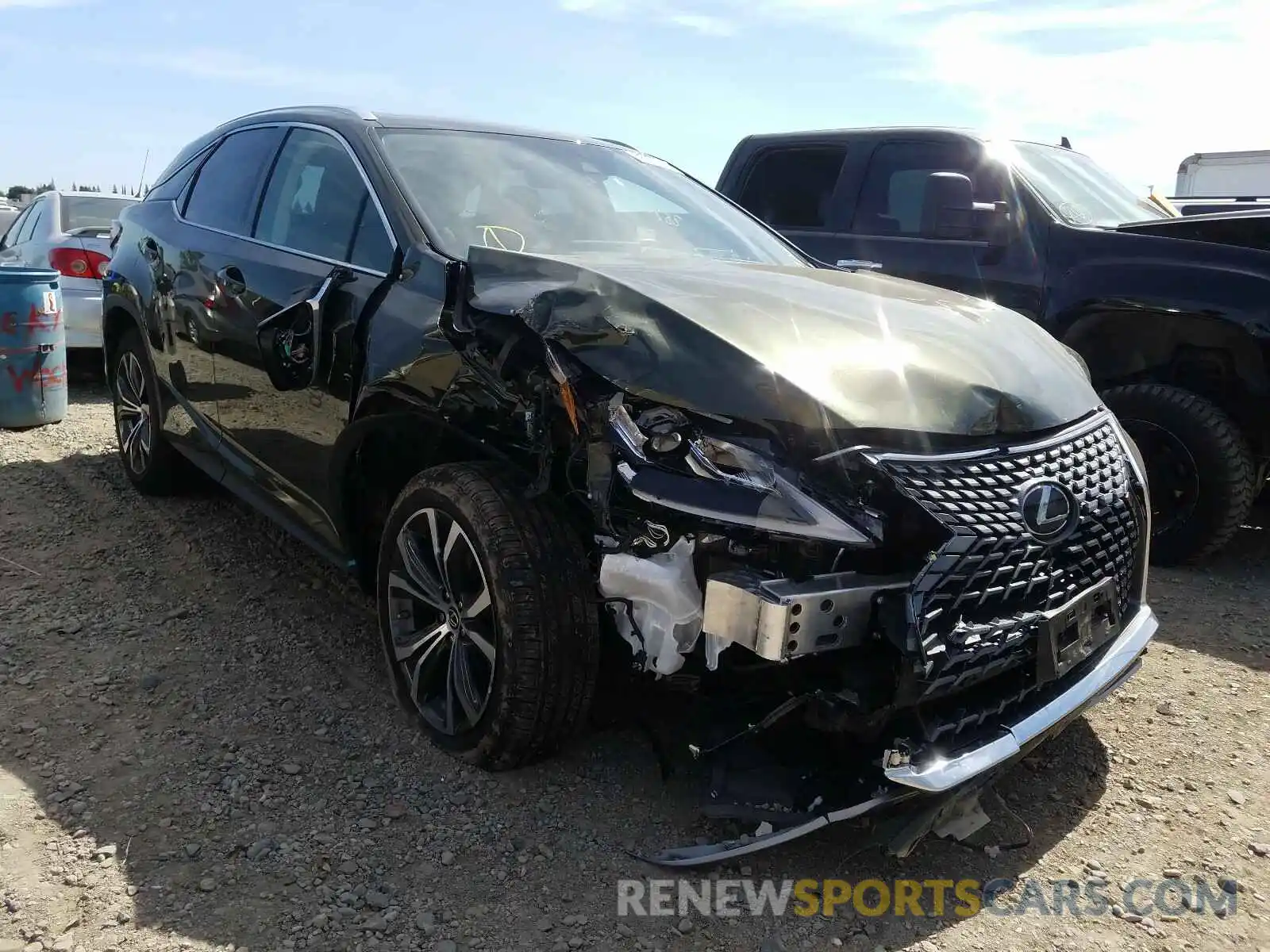 1 Photograph of a damaged car 2T2HZMDA9MC283864 LEXUS RX350 2021