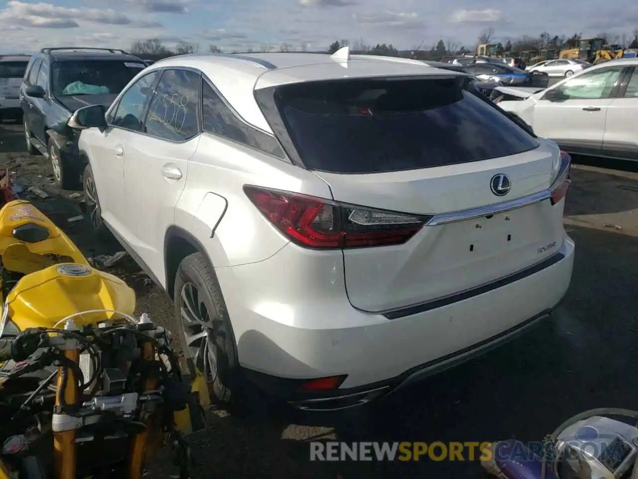 3 Photograph of a damaged car 2T2HZMDA9MC306043 LEXUS RX350 2021