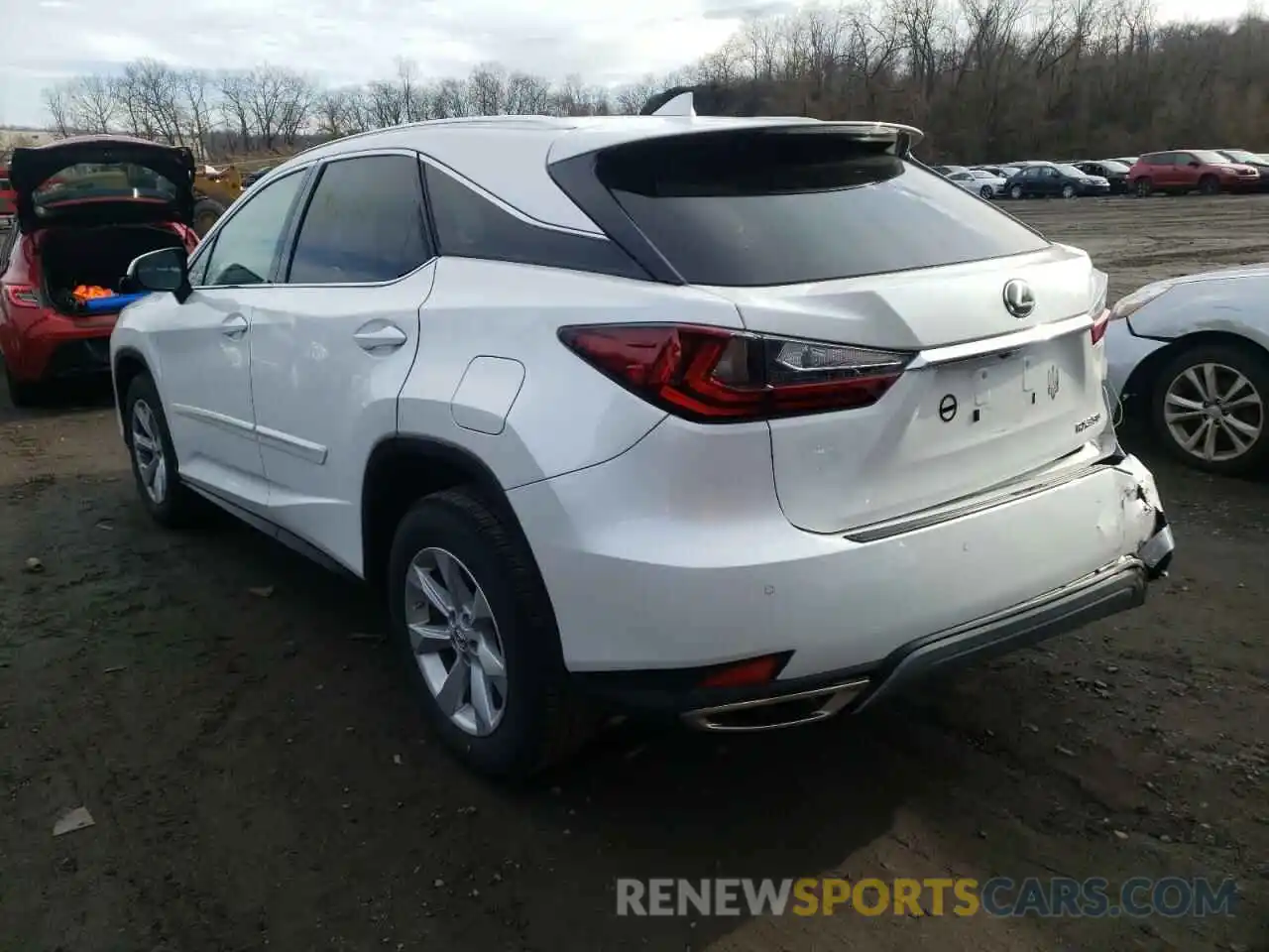 3 Photograph of a damaged car 2T2HZMDAXMC262439 LEXUS RX350 2021