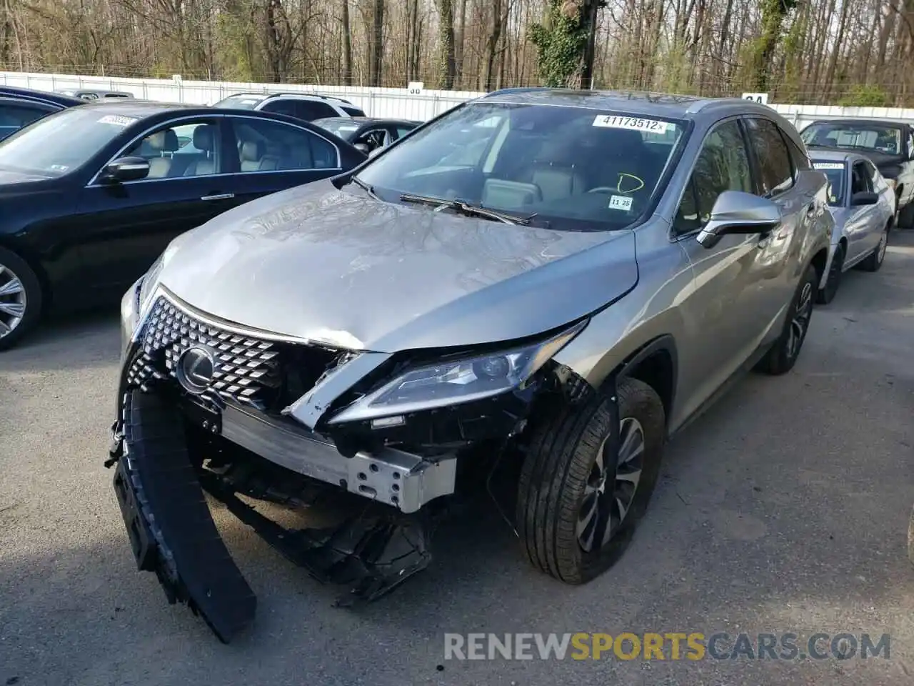 2 Фотография поврежденного автомобиля 2T2HZMDAXMC265776 LEXUS RX350 2021