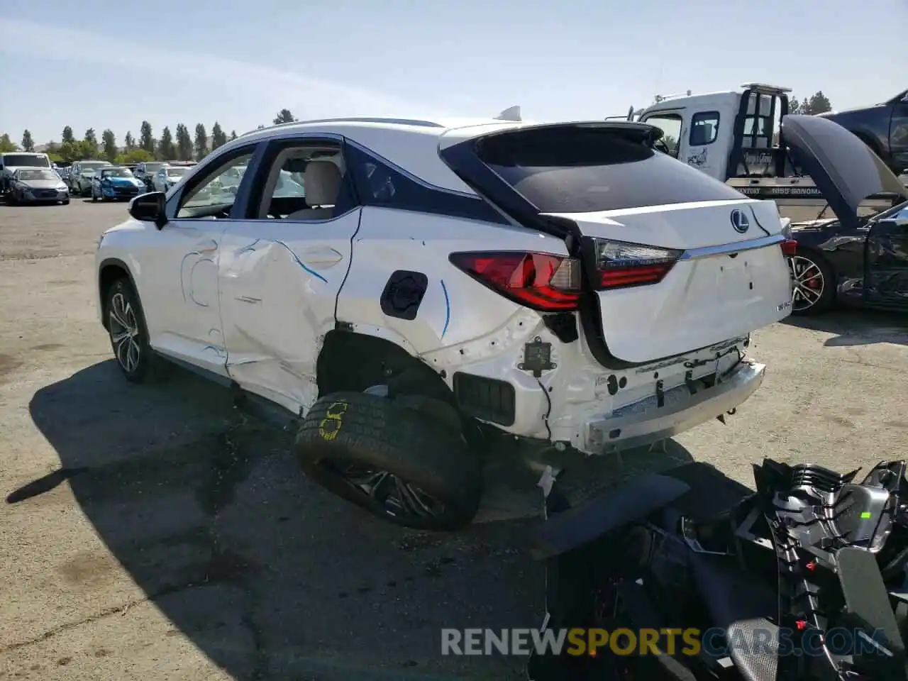 3 Photograph of a damaged car 2T2HZMDAXMC278219 LEXUS RX350 2021