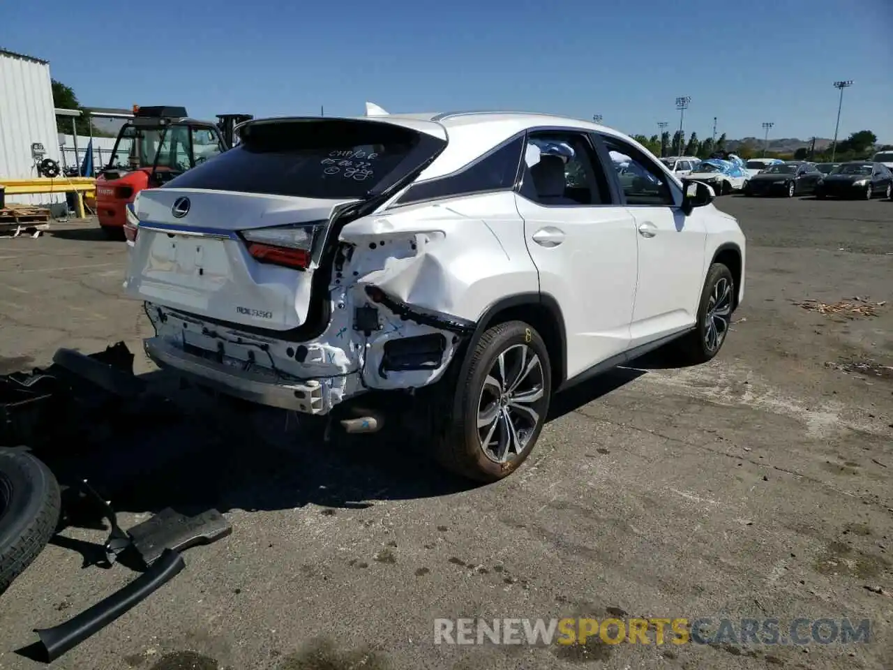 4 Photograph of a damaged car 2T2HZMDAXMC278219 LEXUS RX350 2021