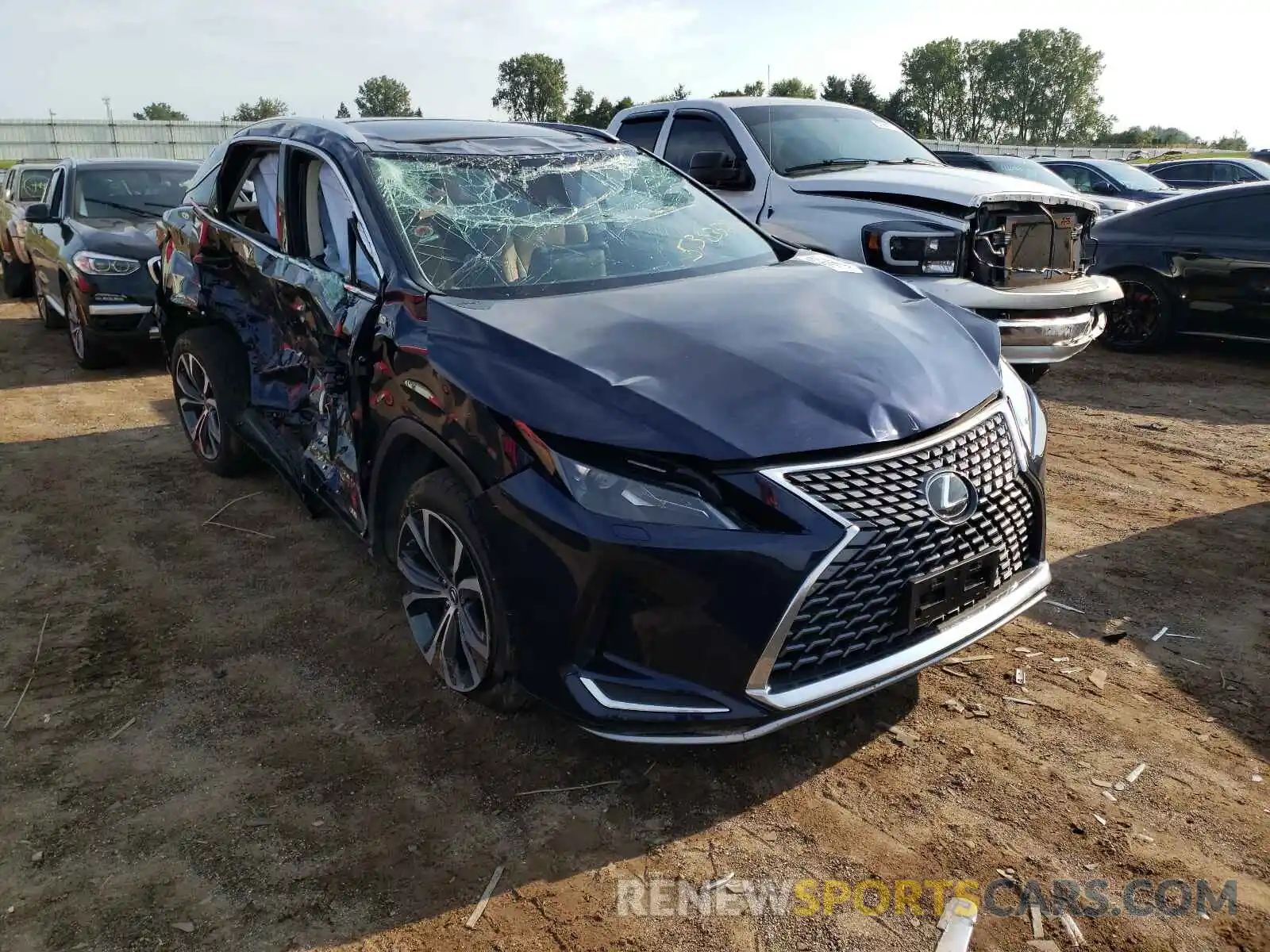 1 Photograph of a damaged car 2T2HZMDAXMC278267 LEXUS RX350 2021