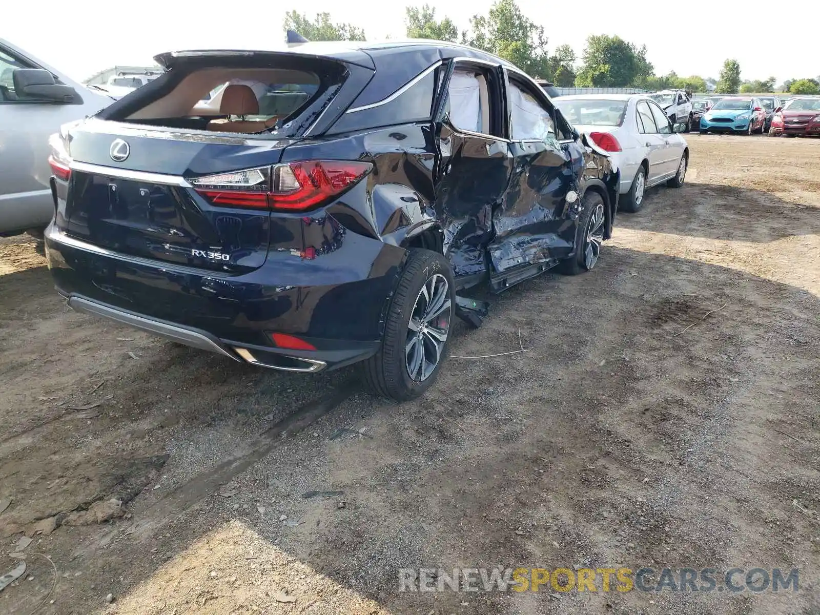 4 Photograph of a damaged car 2T2HZMDAXMC278267 LEXUS RX350 2021