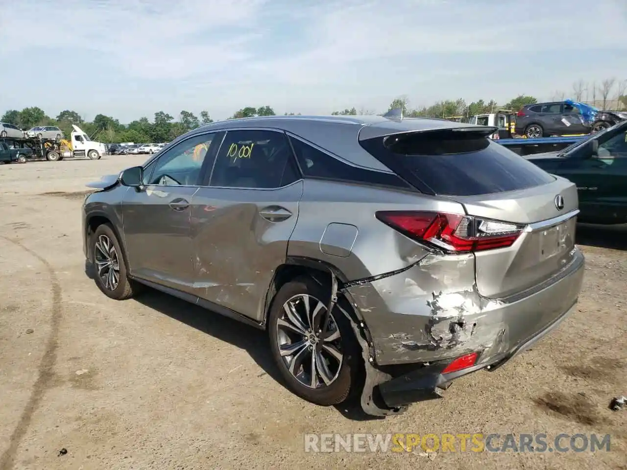 3 Photograph of a damaged car 2T2HZMDAXMC279676 LEXUS RX350 2021