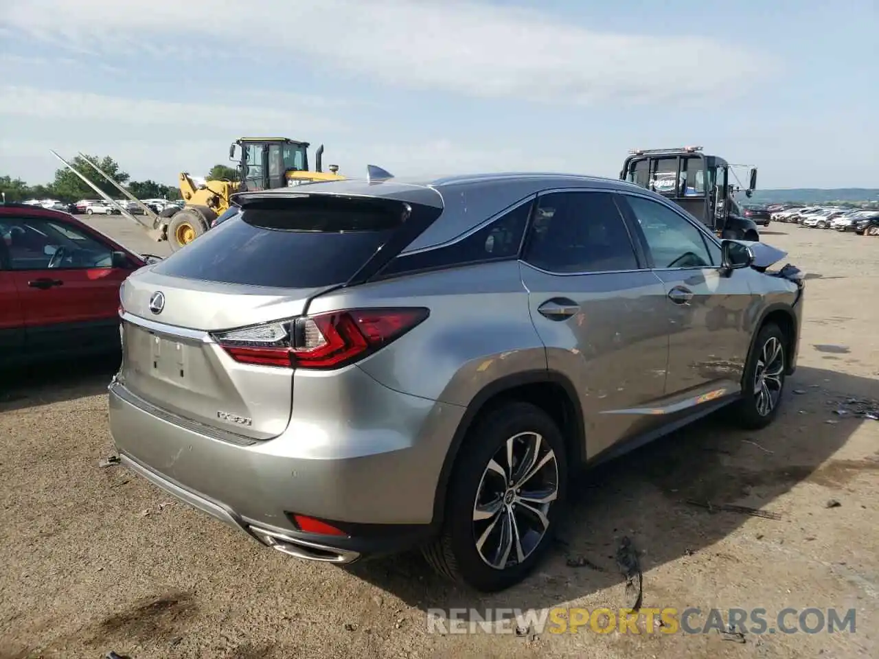 4 Photograph of a damaged car 2T2HZMDAXMC279676 LEXUS RX350 2021