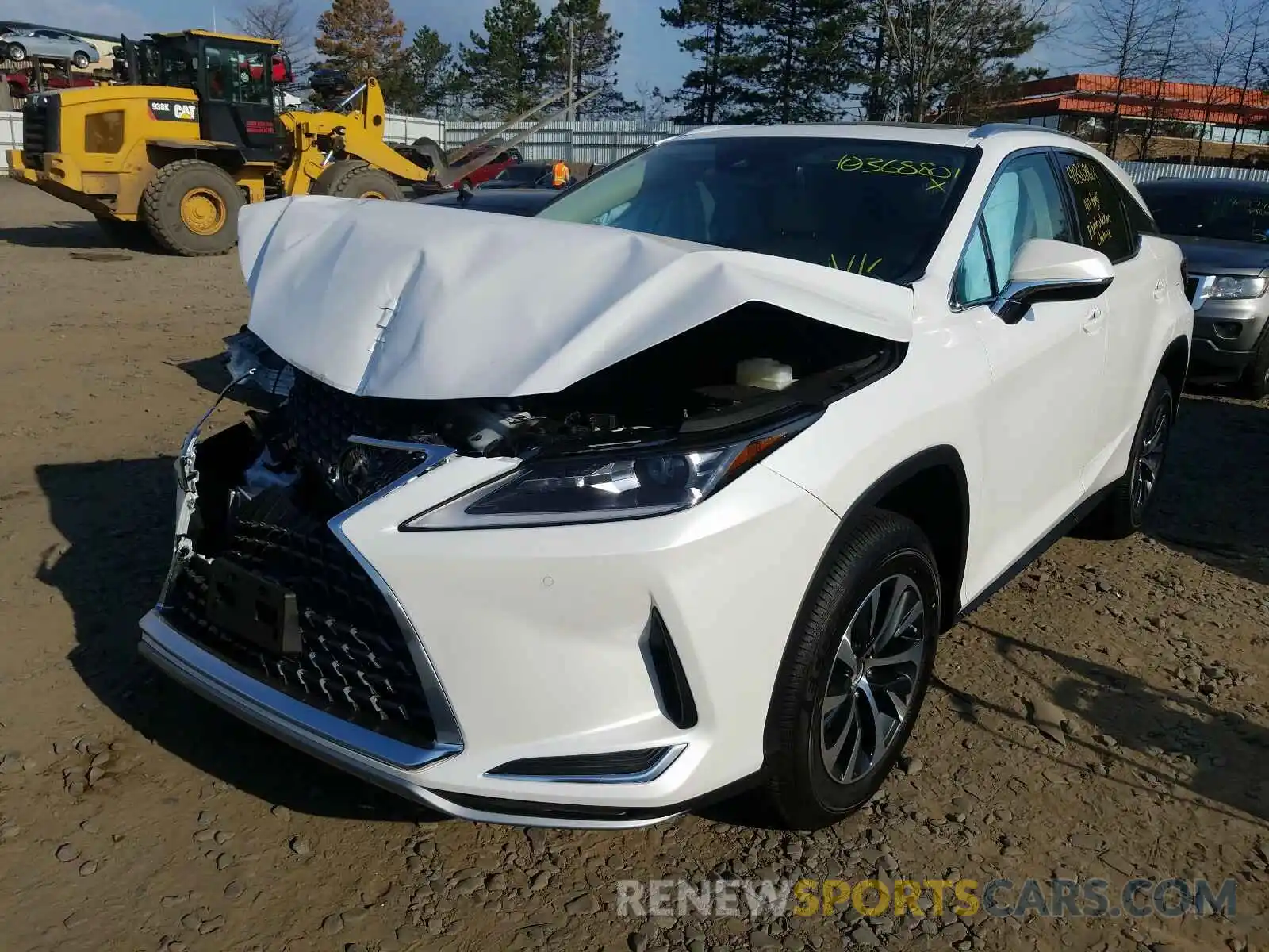 2 Photograph of a damaged car 2T2HZMDAXMC283534 LEXUS RX350 2021