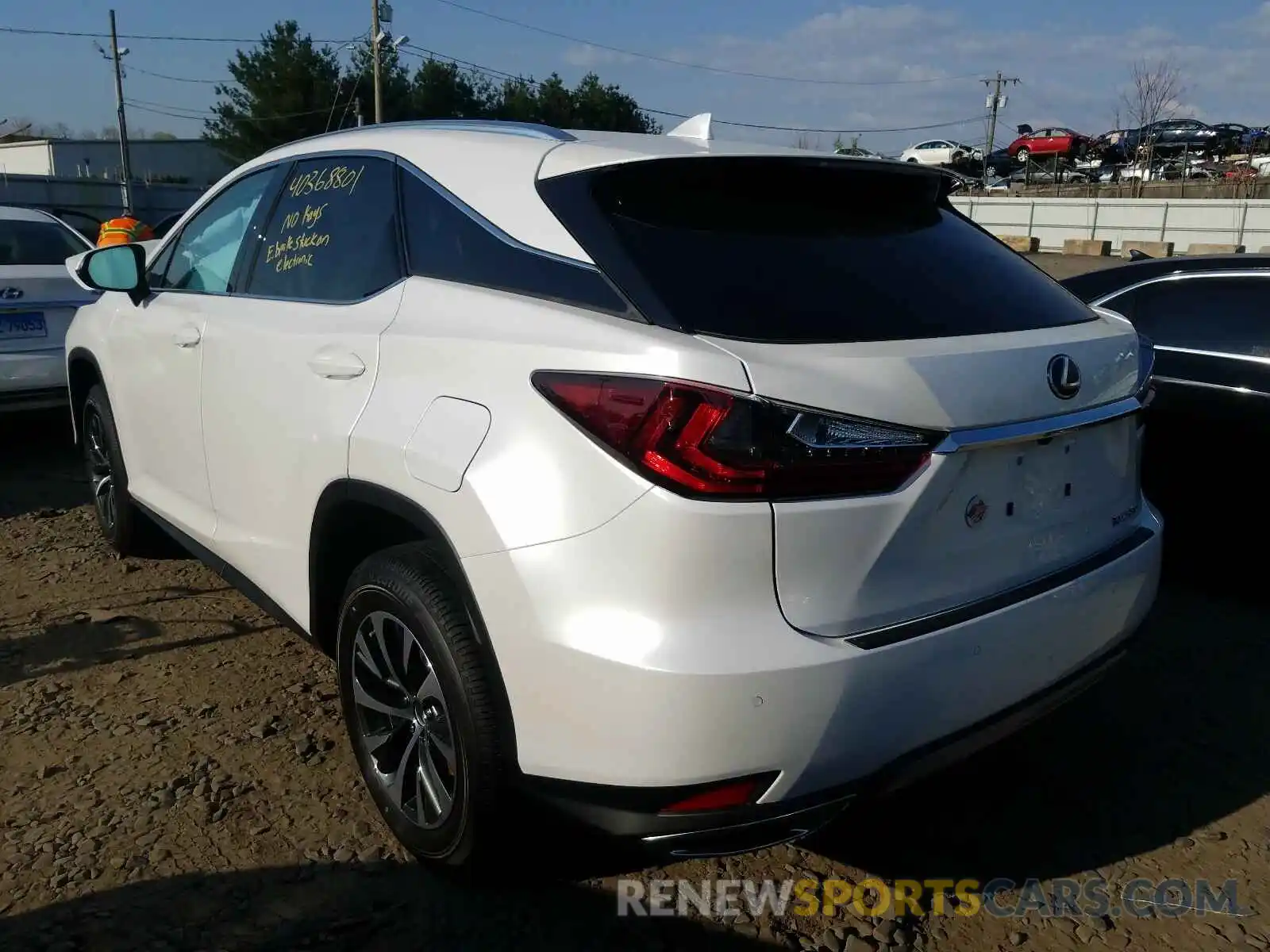 3 Photograph of a damaged car 2T2HZMDAXMC283534 LEXUS RX350 2021