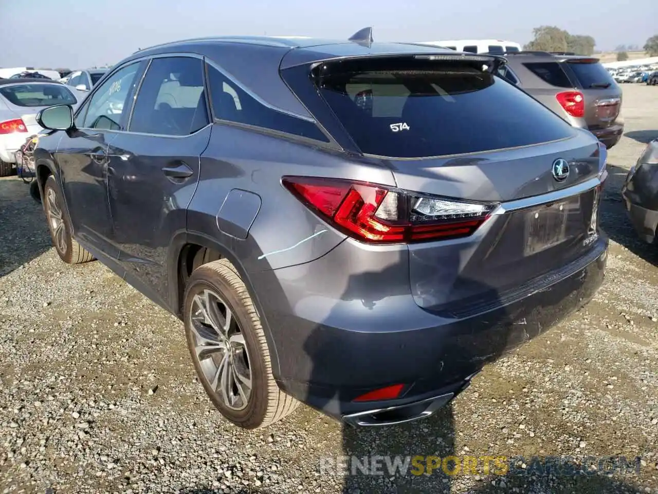 3 Photograph of a damaged car 2T2HZMDAXMC284053 LEXUS RX350 2021