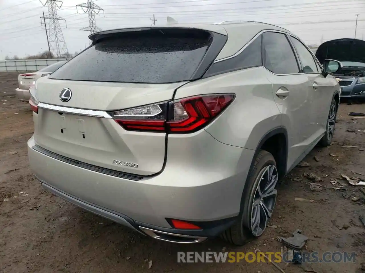 4 Фотография поврежденного автомобиля 2T2HZMDAXMC285350 LEXUS RX350 2021