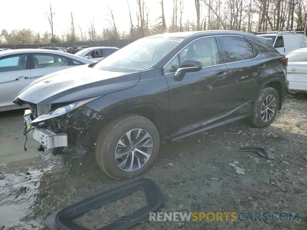 1 Photograph of a damaged car 2T2HZMDAXMC289642 LEXUS RX350 2021