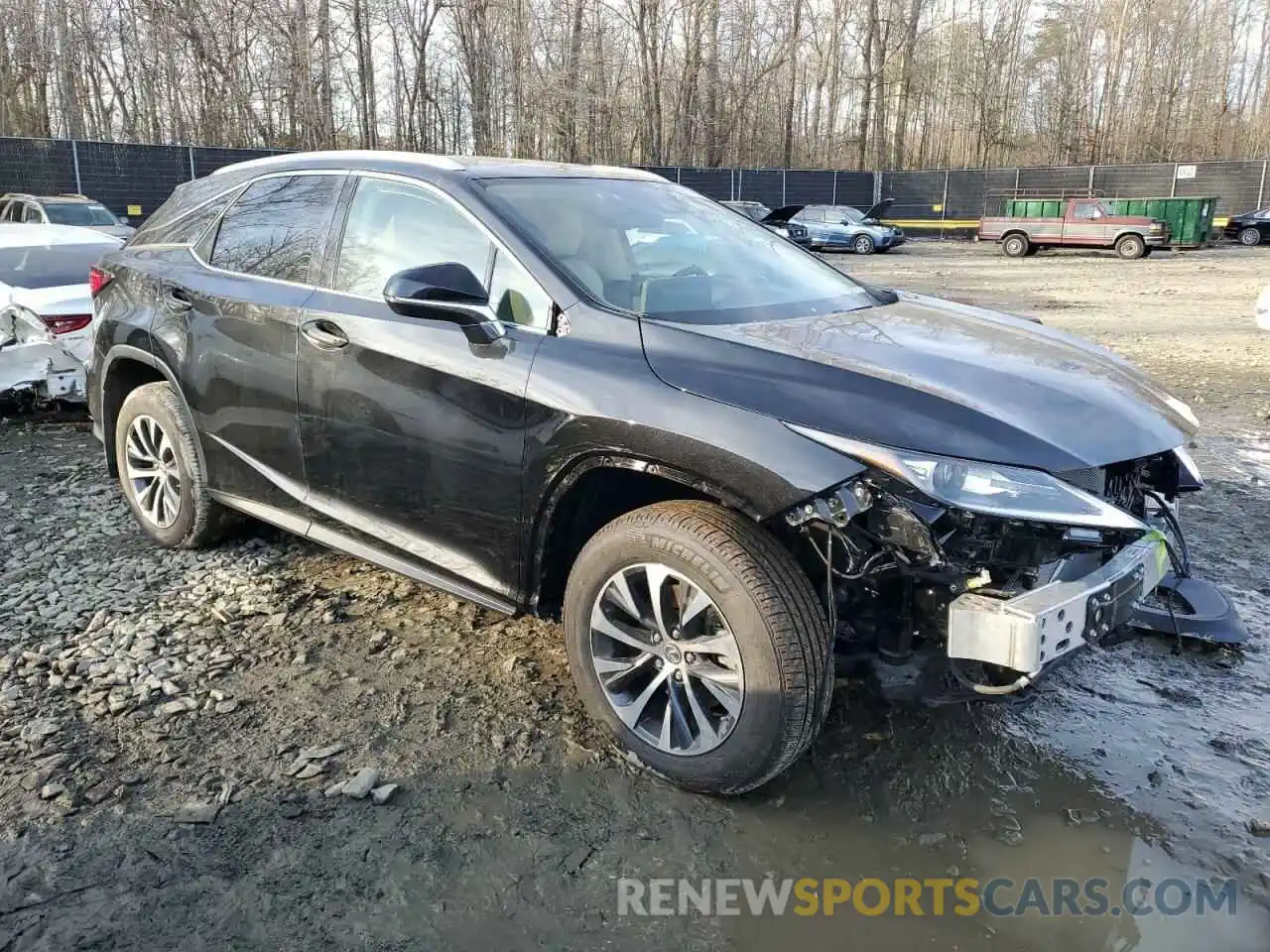 4 Фотография поврежденного автомобиля 2T2HZMDAXMC289642 LEXUS RX350 2021