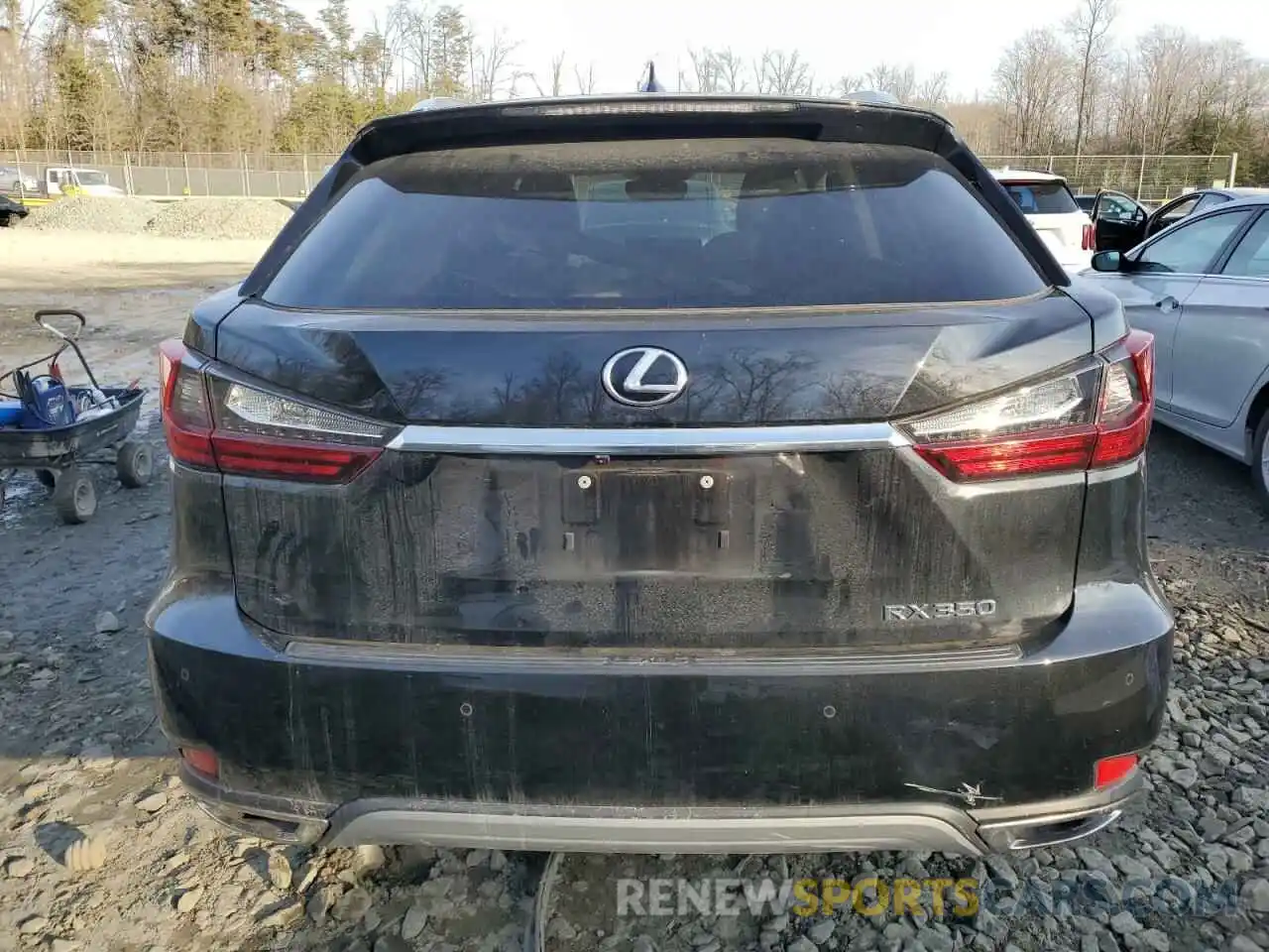 6 Photograph of a damaged car 2T2HZMDAXMC289642 LEXUS RX350 2021