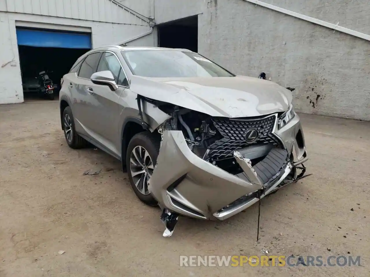 1 Photograph of a damaged car 2T2HZMDAXMC293884 LEXUS RX350 2021