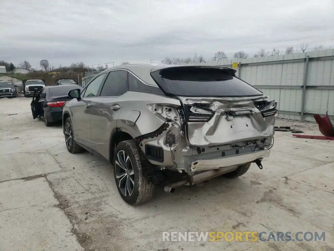 3 Photograph of a damaged car 2T2HZMDAXMC307573 LEXUS RX350 2021