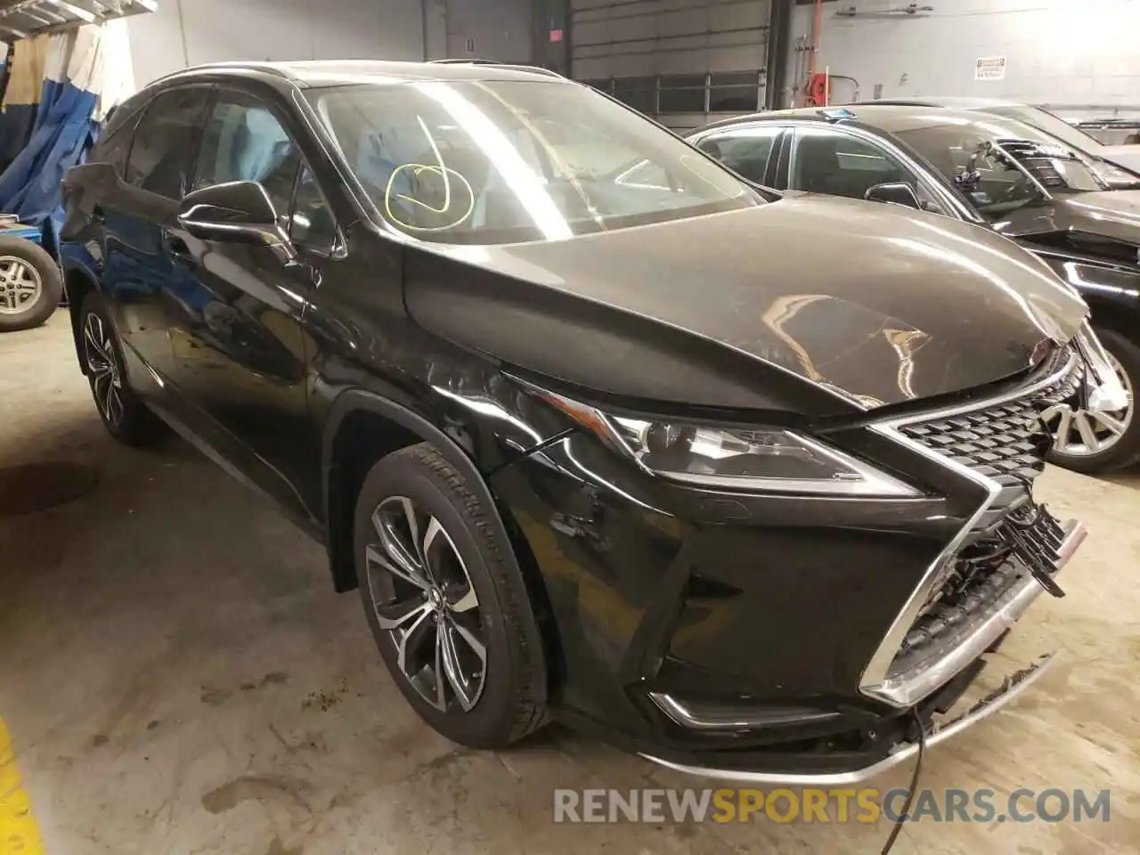 1 Photograph of a damaged car 2T2HZMDAXMC308027 LEXUS RX350 2021