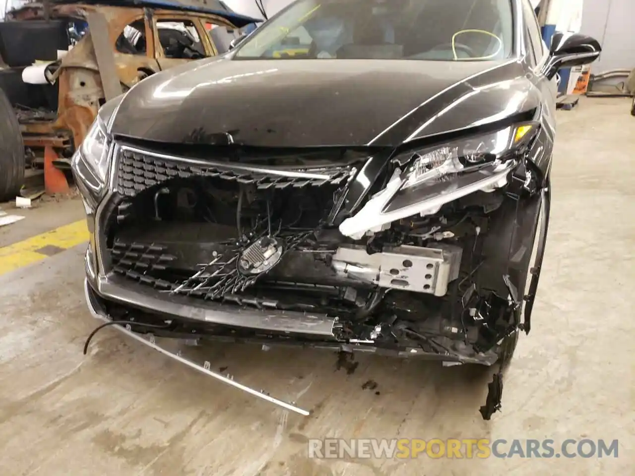 9 Photograph of a damaged car 2T2HZMDAXMC308027 LEXUS RX350 2021