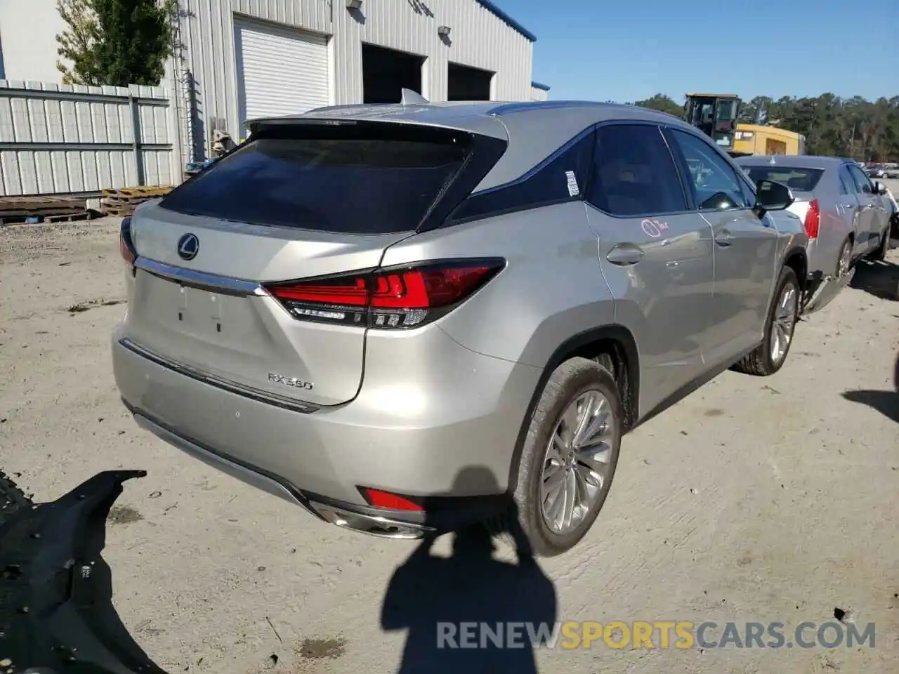 4 Фотография поврежденного автомобиля 2T2JZMAA0MC209996 LEXUS RX350 2021