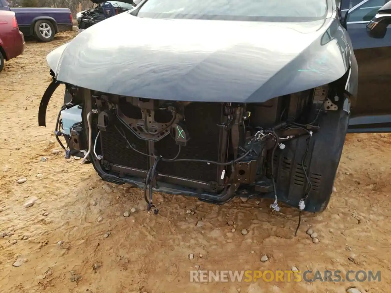 9 Photograph of a damaged car 2T2JZMAA0MC217113 LEXUS RX350 2021