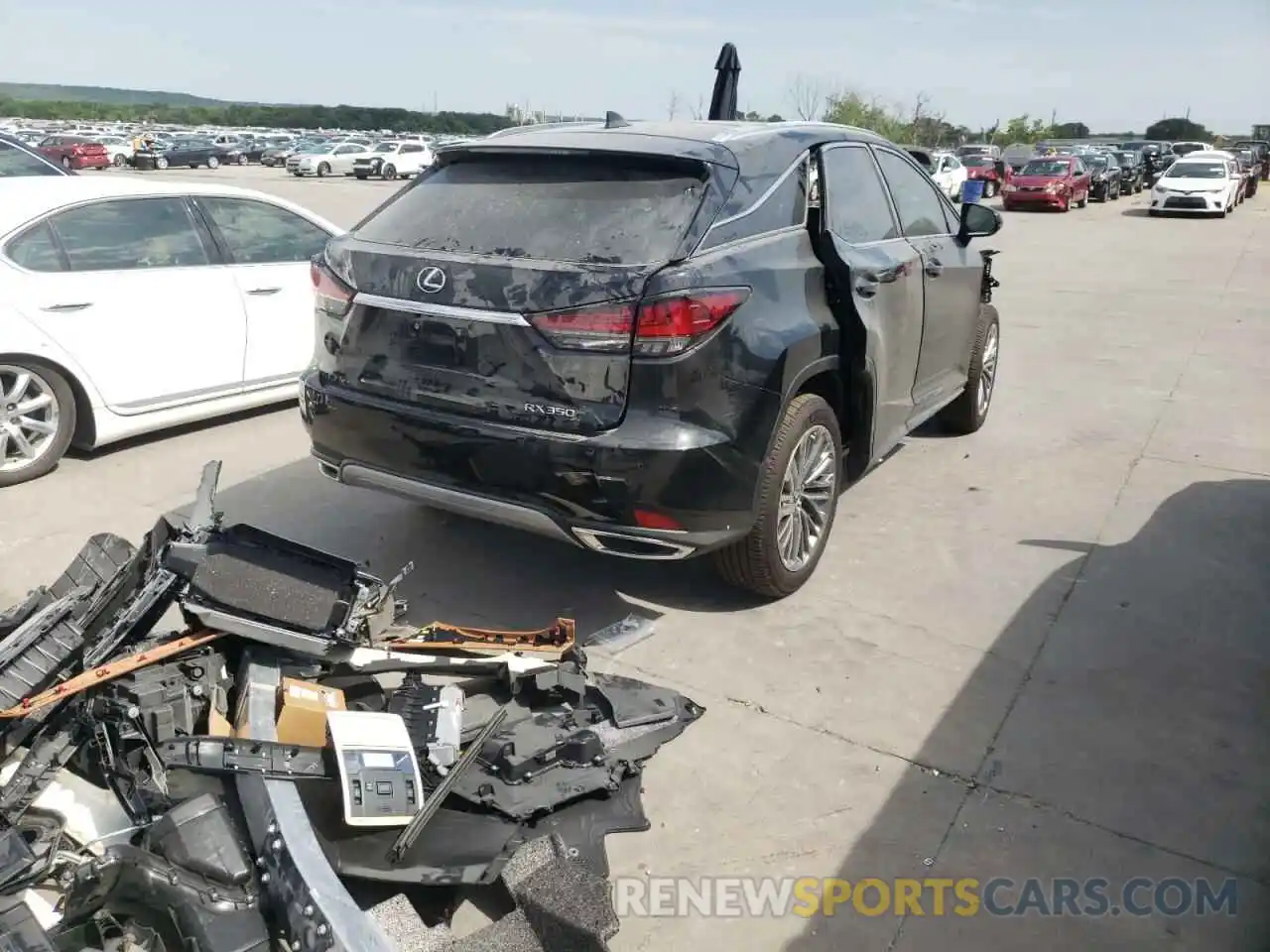 4 Photograph of a damaged car 2T2JZMAA3MC185466 LEXUS RX350 2021