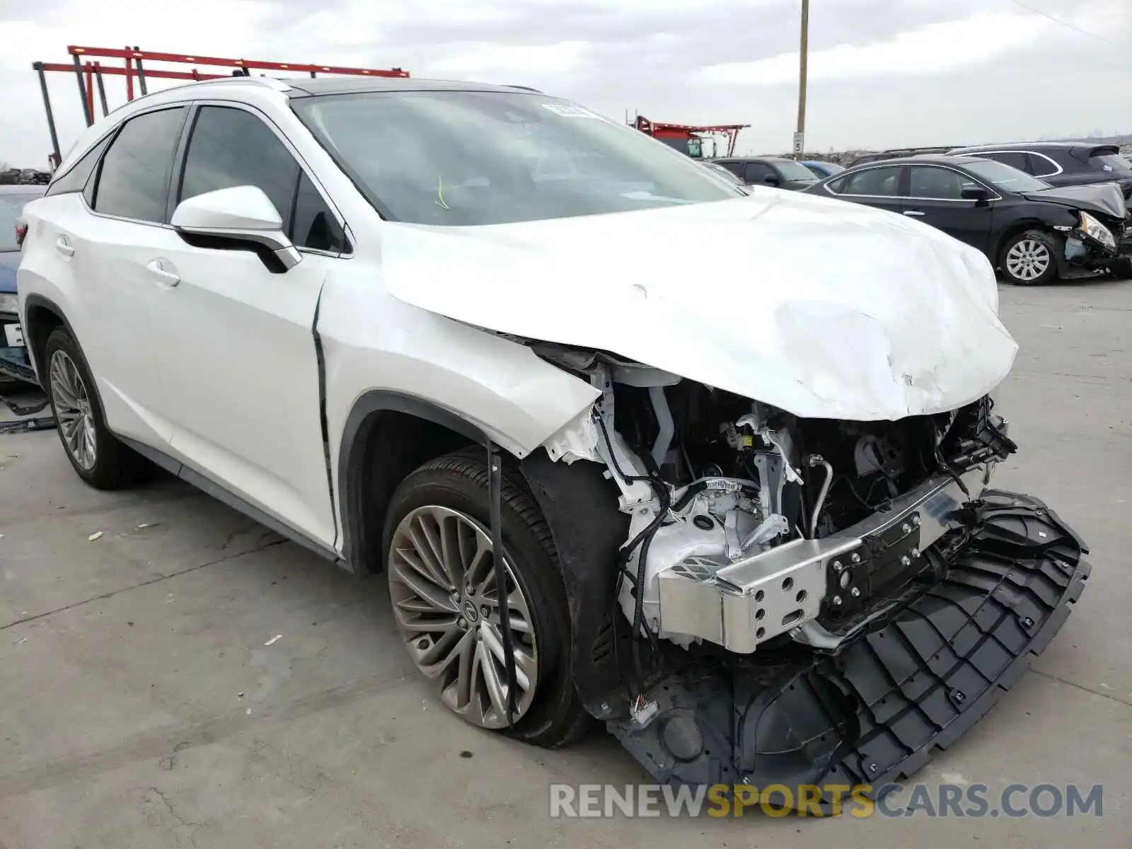 1 Photograph of a damaged car 2T2JZMAA3MC188254 LEXUS RX350 2021