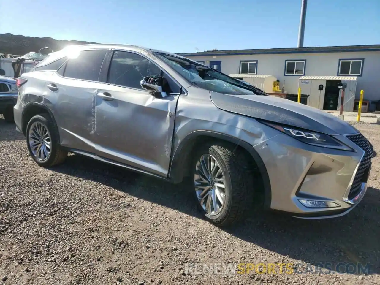 4 Фотография поврежденного автомобиля 2T2JZMAA5MC206138 LEXUS RX350 2021