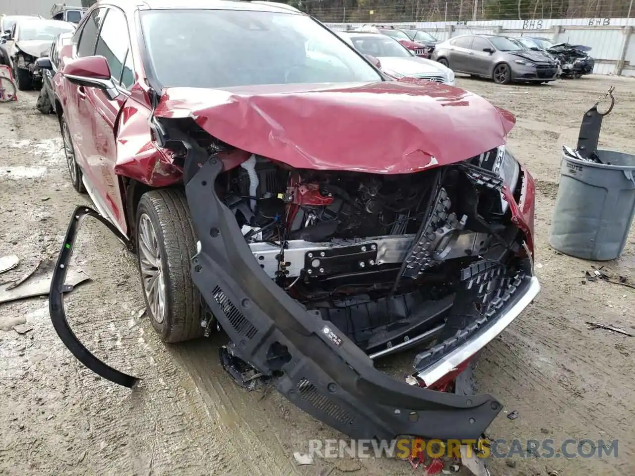 9 Photograph of a damaged car 2T2JZMAA6MC190418 LEXUS RX350 2021