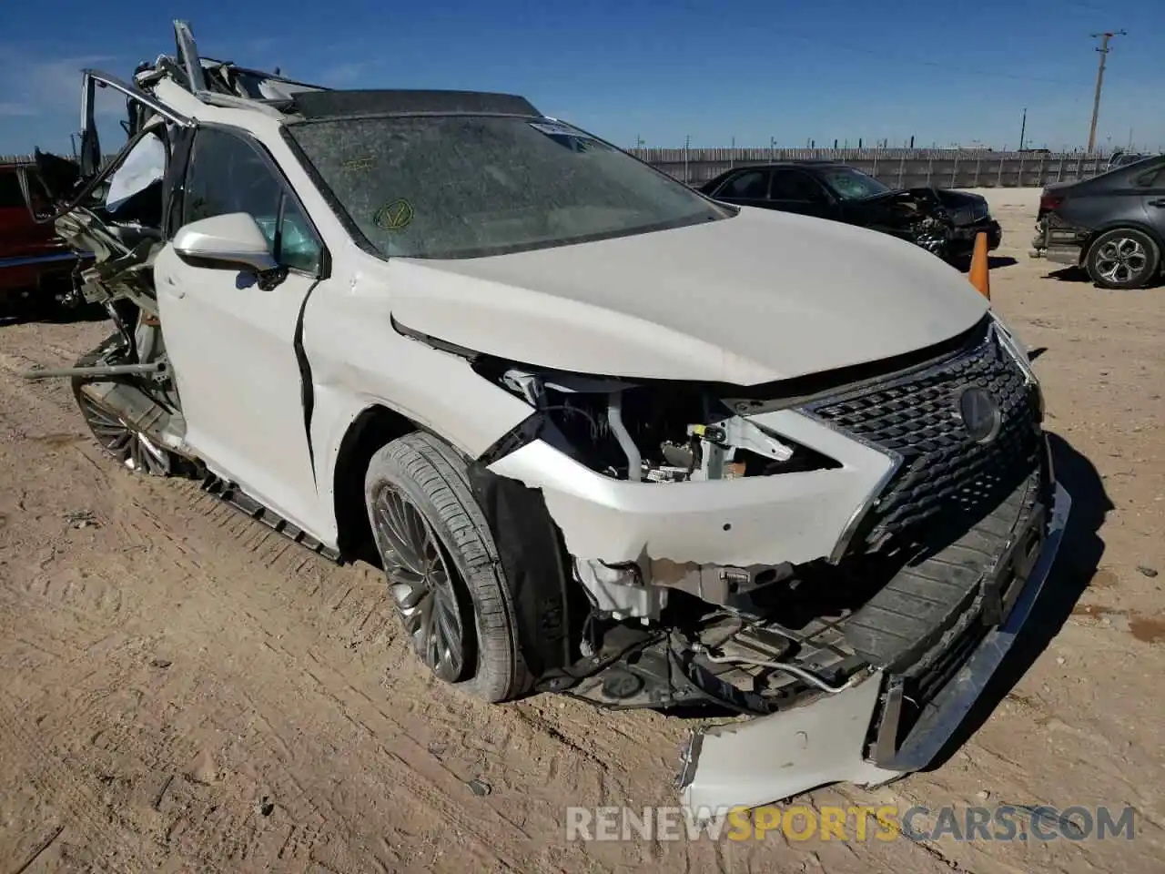 1 Photograph of a damaged car 2T2JZMAA7MC204200 LEXUS RX350 2021