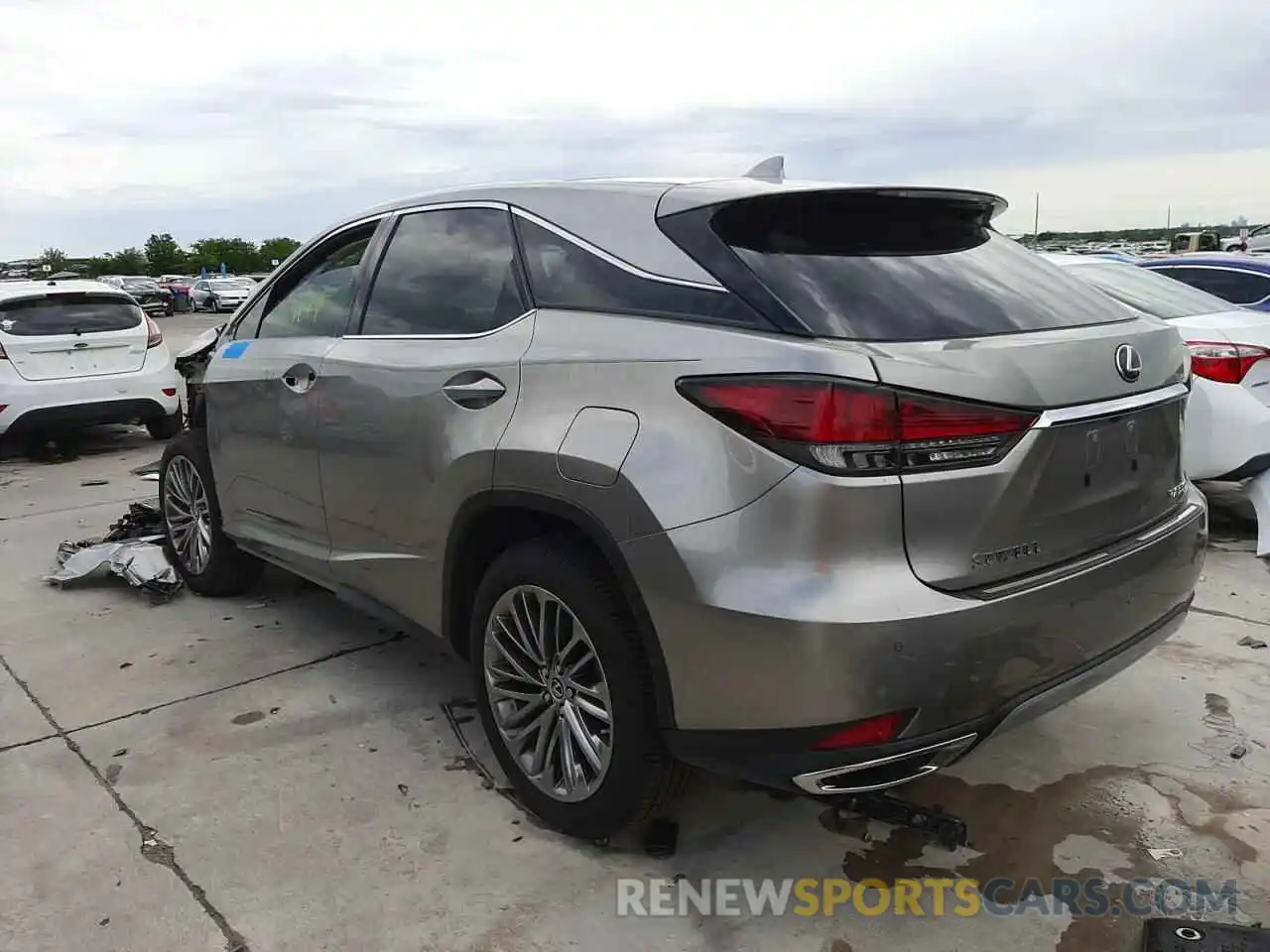 3 Фотография поврежденного автомобиля 2T2JZMAA8MC217845 LEXUS RX350 2021