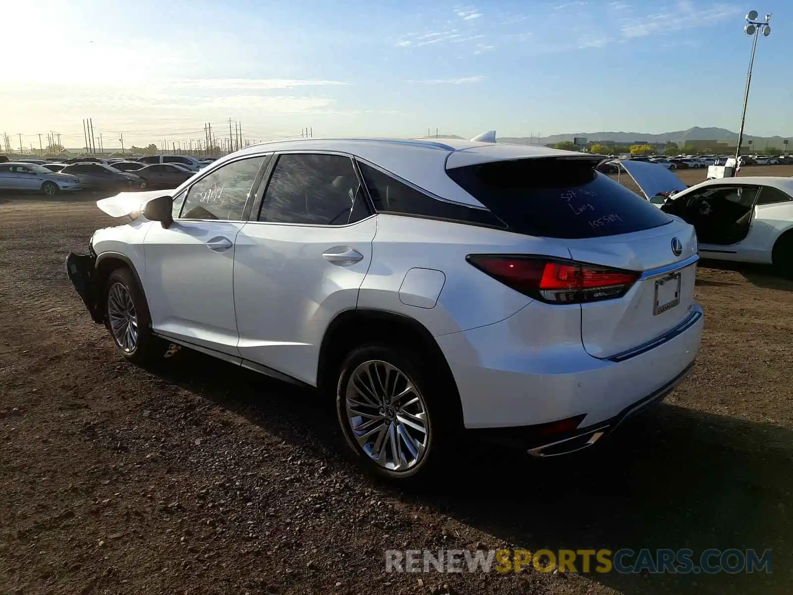 3 Photograph of a damaged car 2T2JZMAA9MC196777 LEXUS RX350 2021